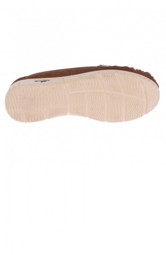 Tan Women`s Flats 20YBABAYK000063_TAB