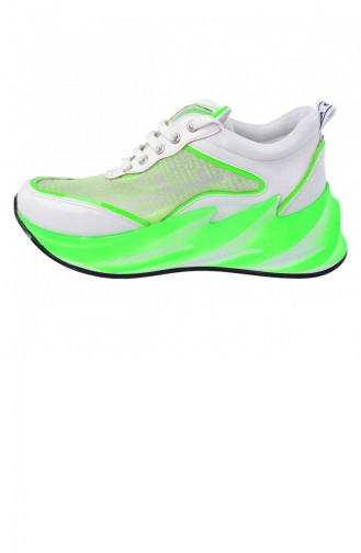 Ayakland Ljn 630 Günlük Fileli Bayan Spor Ayakkabı Yeşil
