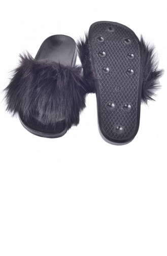 Black Women`s House Slippers 20YTERAYK000001_B