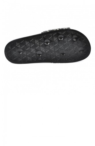 Claquettes d`été Noir 20YTERAYK000016_Siyahgum