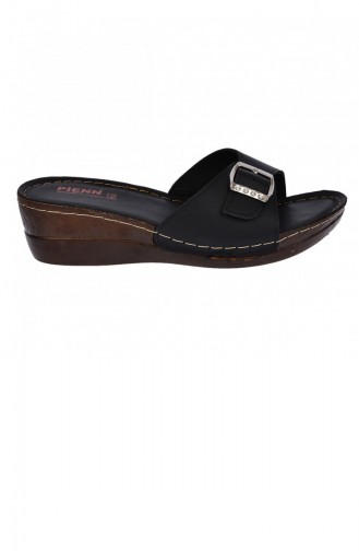 Black Summer Slippers 20YTERAYK000050_B