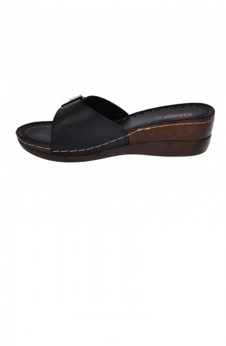 Black Summer Slippers 20YTERAYK000050_B