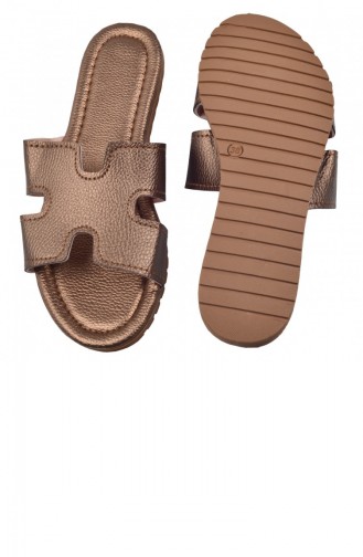 Claquettes d`été Couleur bronze 20YTerlikAYK001_Bronz
