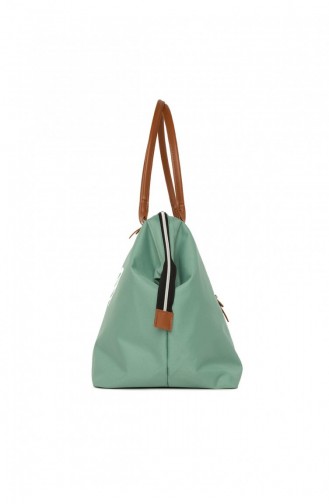 Bagmori Baby Bag Baskılı Bebek Bakım Çantası M000002169 Yeşil