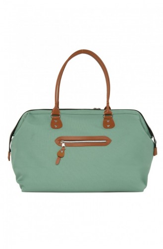 Bagmori Baby Bag Baskılı Bebek Bakım Çantası M000002169 Yeşil