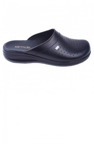 Black Summer Slippers 20YTERCeyo00029_B