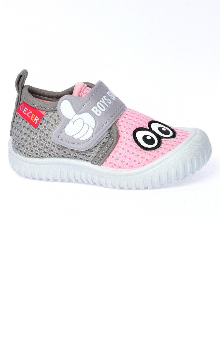Gezer 0303435 Gunluk Cirtli Kizerkek Cocuk Spor Ayakkabi Pembe Sefamerve
