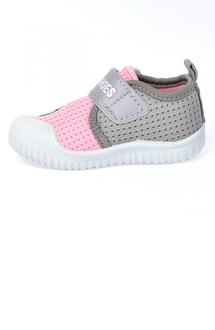 Gezer 0303435 Gunluk Cirtli Kizerkek Cocuk Spor Ayakkabi Pembe Sefamerve