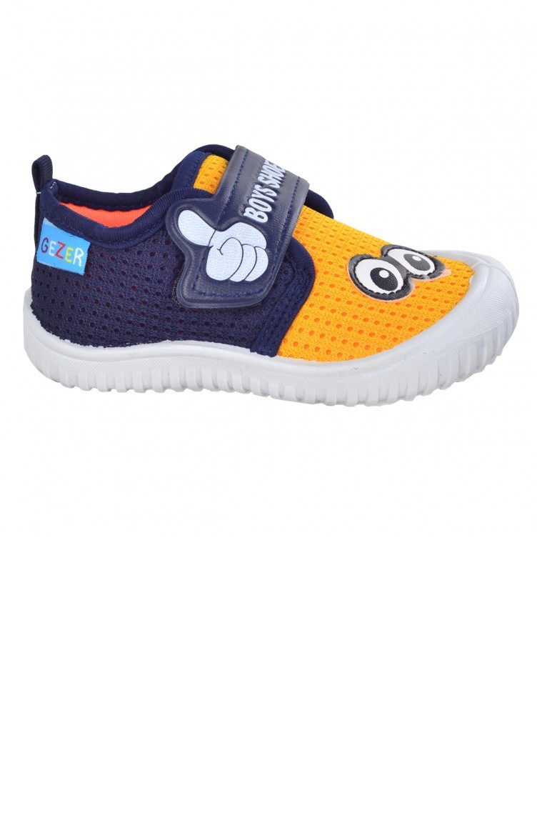 Gezer 0303435 Gunluk Cirtli Kizerkek Cocuk Spor Ayakkabi Sari Sefamerve