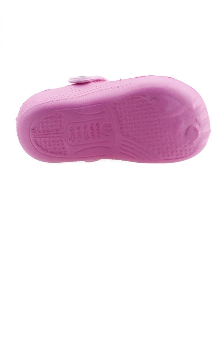 Gezer 10252 Eva Gunluk Plaj Havuz Banyo Kiz Cocuk Terlik Pembe Sefamerve