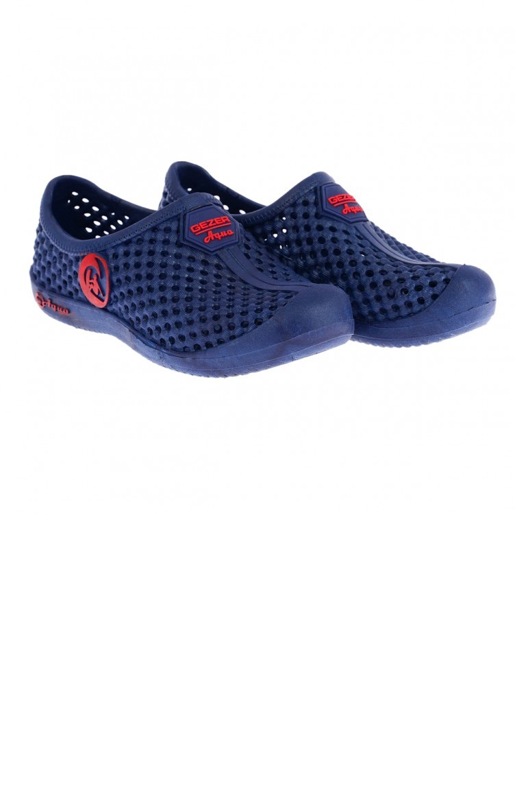 Gezer 11568 Gunluk Havuz Deniz Rafting Erkek Cocuk Plaj Ayakkabisi Lacivert Sefamerve