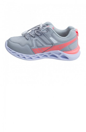 Jump 24742 Günlük Fileli Kız Çocuk Spor Ayakkabı Gri