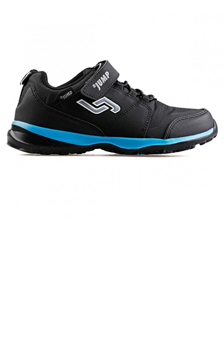 Jump 24803 Gunluk Cirtli Erkek Cocuk Spor Ayakkabi Siyah Sefamerve