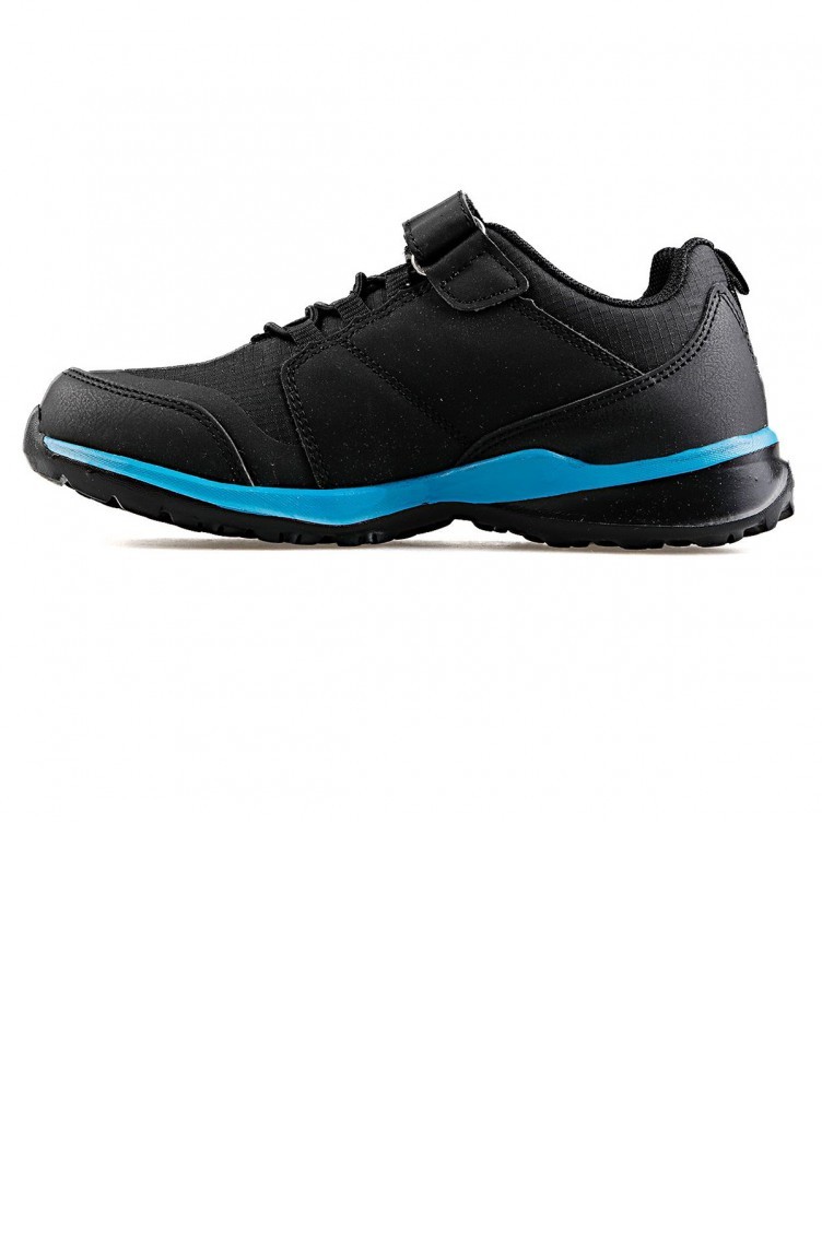 Jump 24803 Gunluk Cirtli Erkek Cocuk Spor Ayakkabi Siyah Sefamerve