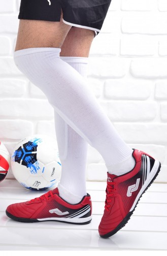 Jump 25356 Halı Saha Erkek Çocuk Futbol Ayakkabı Kırmızı