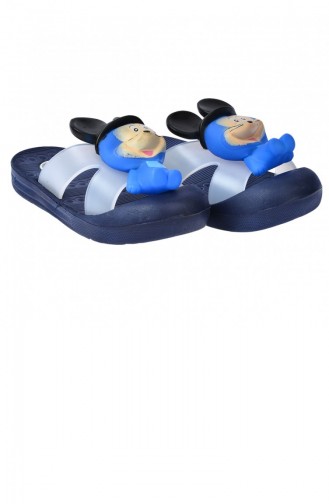 Navy Blue Kid s Slippers & Sandals 20YTERKIK000013_C