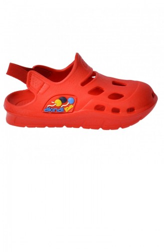 Red Kid s Slippers & Sandals 20YTERKIK000011_KR