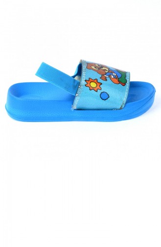 Türkis Kinder Pantoffel & Sandalen 20YTERKIK000008_TUR