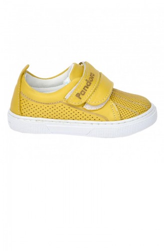 Yellow Children`s Shoes 20YPAN401DS101_SARI