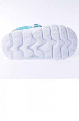Kiko S12 Günlük Fileli Cırtlı Kızerkek Çocuk Spor Ayakkabı Suyesılı