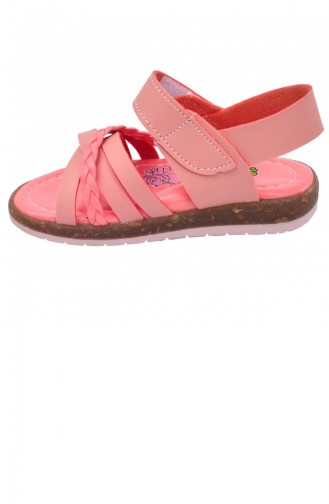 Lachsrosa Kinder Pantoffel & Sandalen 20YSANSIR000012_2314