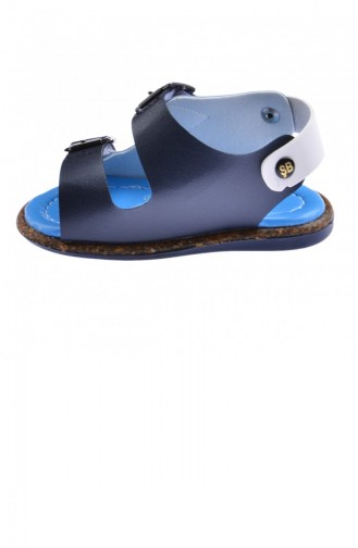 Kiko Şb 23302339 Orto Pedik Erkek Çocuk İlk Adım Sandalet Terlik Lacivert Mavi