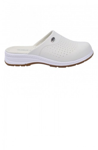 White Summer slippers 20YTERMuya00002_A