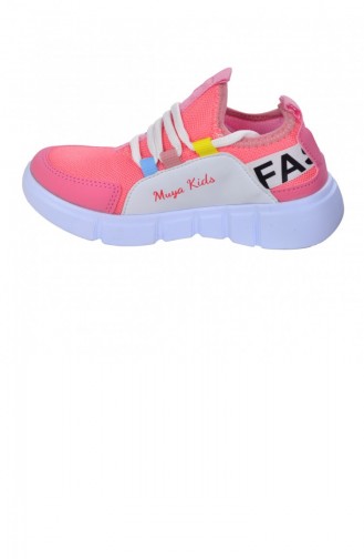 Muya 8903844 Günlük Fileli Kızerkek Çocuk Spor Ayakkabı Pembe