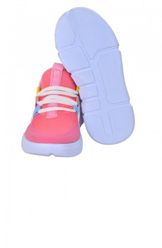 Muya 8903844 Günlük Fileli Kızerkek Çocuk Spor Ayakkabı Pembe