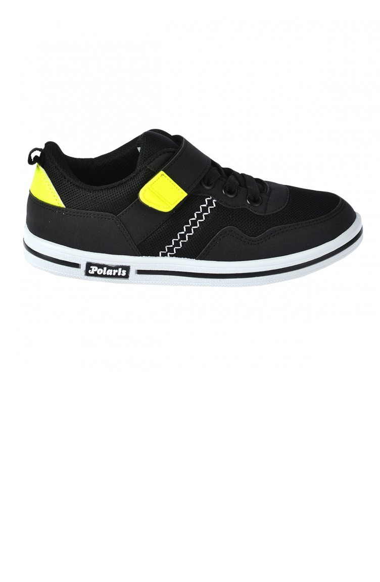 Black Kids Shoes 20ysporpol00002 B Sefamerve