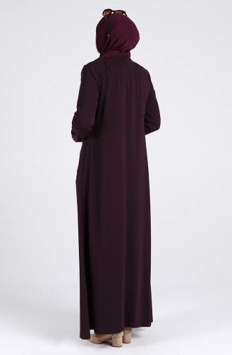 Purple Abaya 0086-04