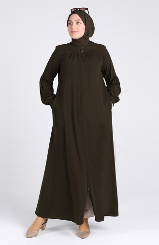 Khaki Abayas 0114-01