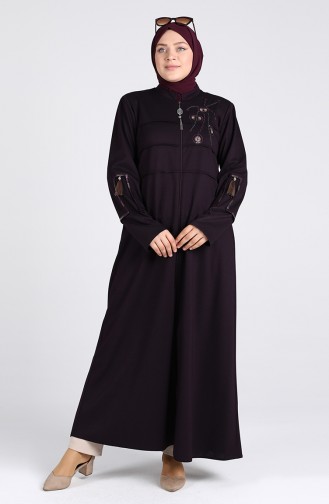 Purple Abaya 0123-01