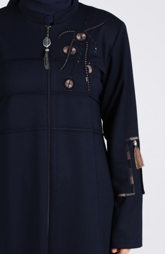 Abayas Bleu Marine 0123-02