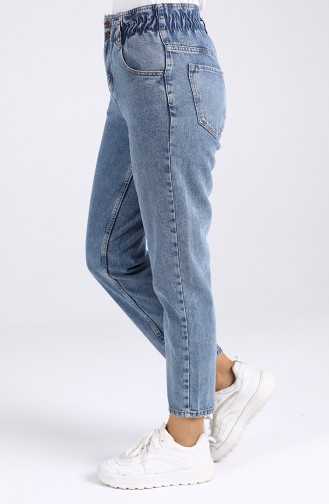 Jeans with Pockets 7508-01 Ice Blue 7508-01