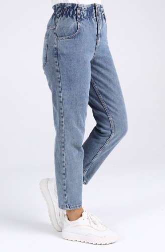 Jeans with Pockets 7508-01 Ice Blue 7508-01