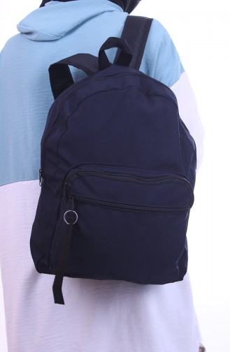 Navy Blue Backpack 0041-02