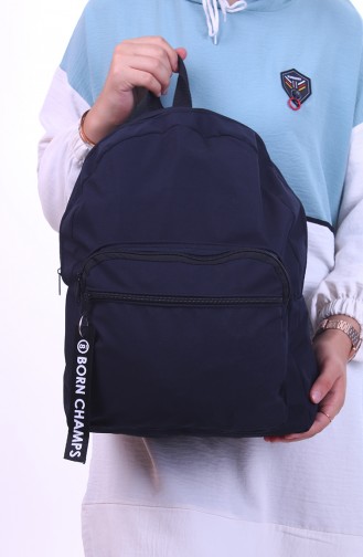 Dunkelblau Rucksack 0041-02