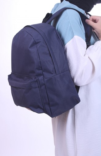 Dunkelblau Rucksack 0042-02