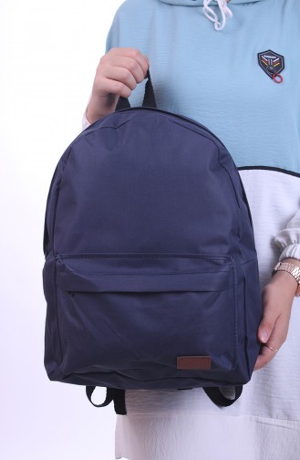 Navy Blue Backpack 0042-02