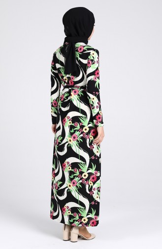Robe Hijab Noir 1007-01