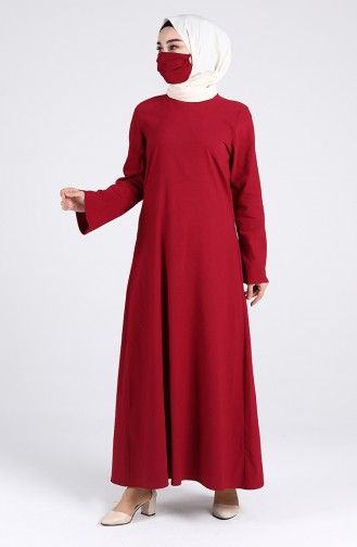 Robe Hijab Bordeaux 1411-09