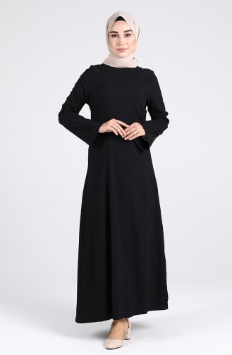 Robe Hijab Noir 1412-01
