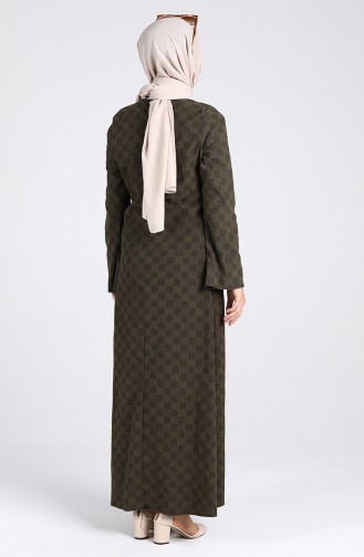 Robe Hijab Khaki 1413-01