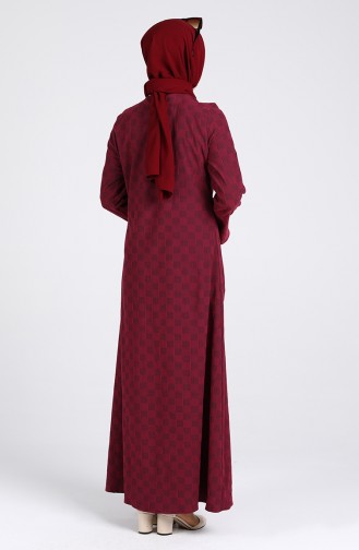 Robe Hijab Bordeaux 1413-03