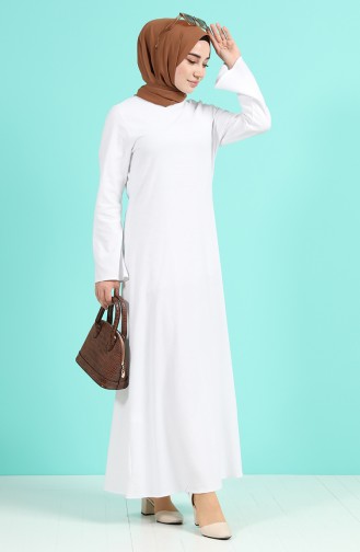 Robe Hijab Ecru 1413A-01