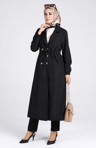 Black Trench Coats Models 5571-01