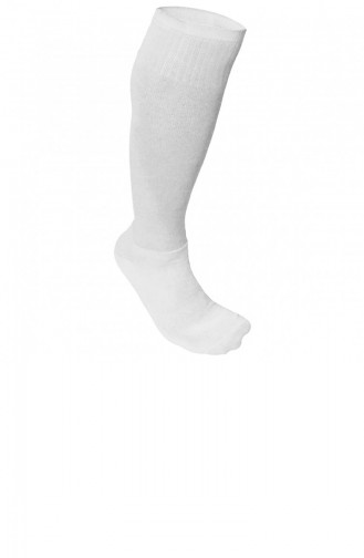 Vertex Süper Tozluk Büyük Boy Futbol Çorabı Beyaz