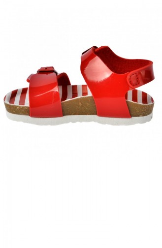 Vicco 32120Y359 Bonbon Kızerkek Çocuk Sandalet Terlik Kırmızı