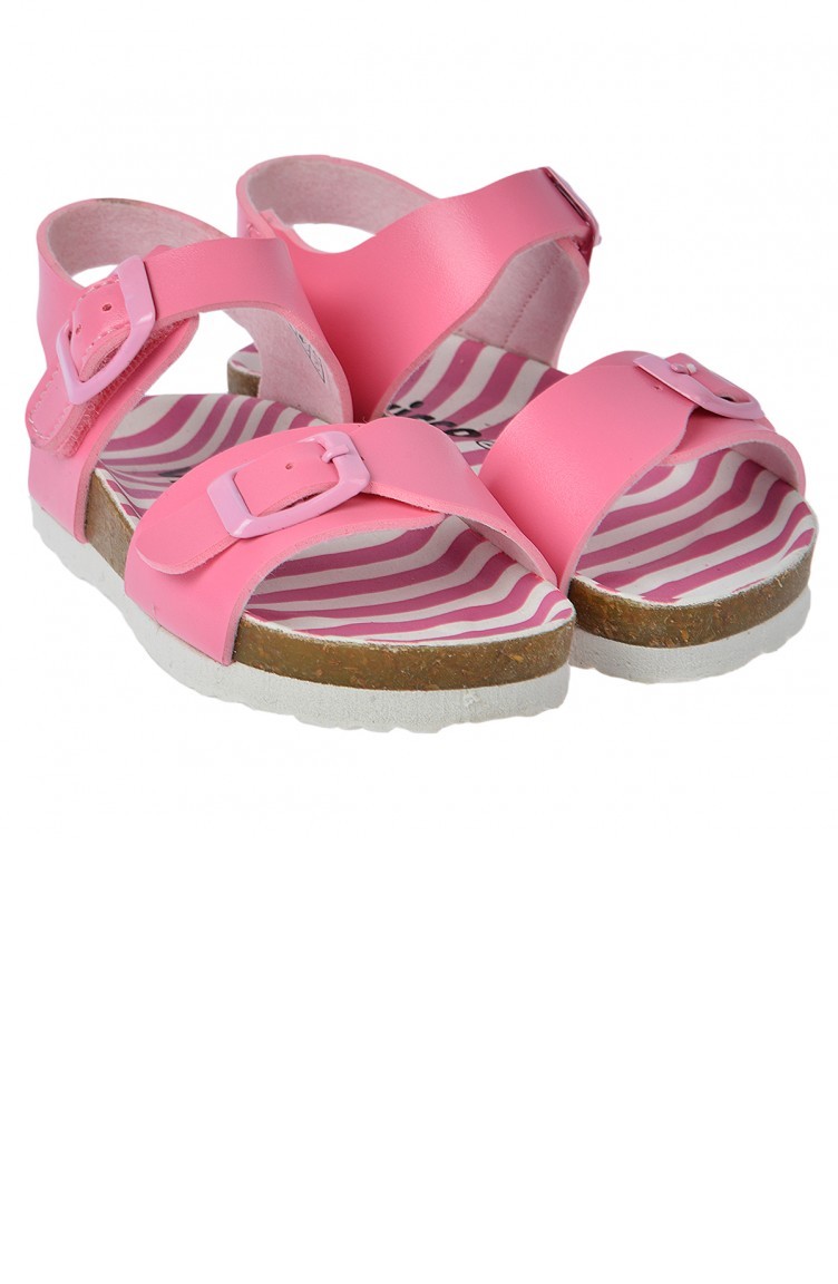 Vicco 32120y359 Bonbon Kizerkek Cocuk Sandalet Terlik Pembe Sefamerve